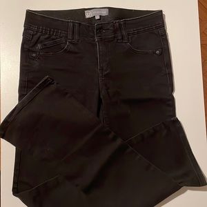 Black wide leg jeans